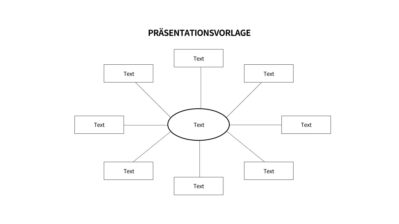 Einfache schwarze Formen