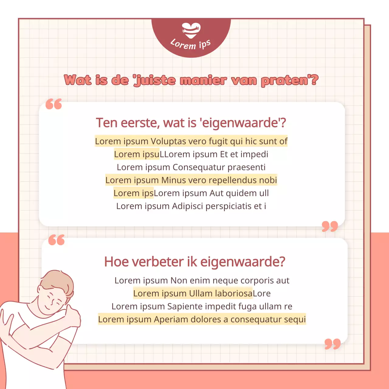 Familie Geïllustreerd BoekjeConceptuele ouder-kind dialoog