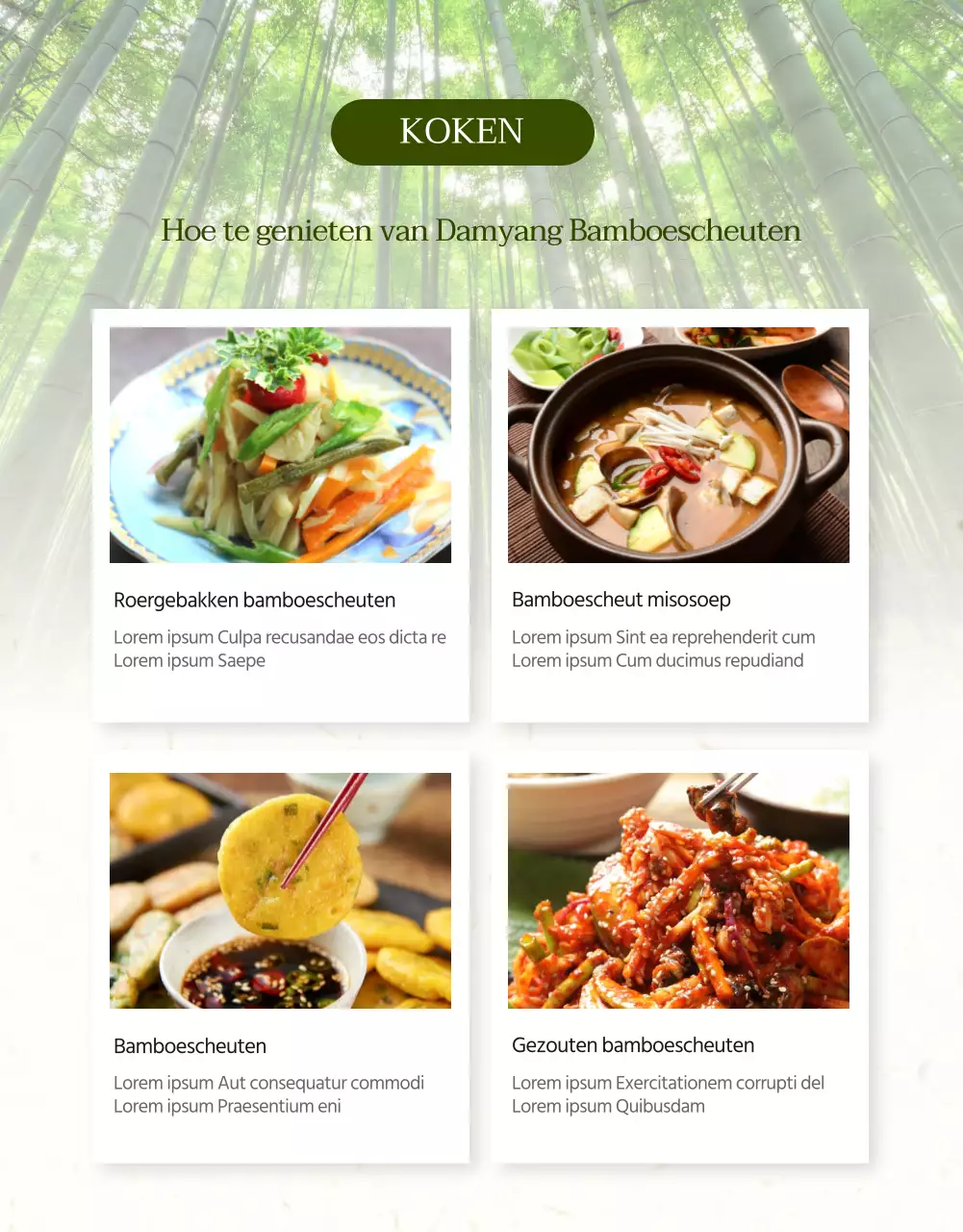 Detailpagina Groene, gezonde voeding