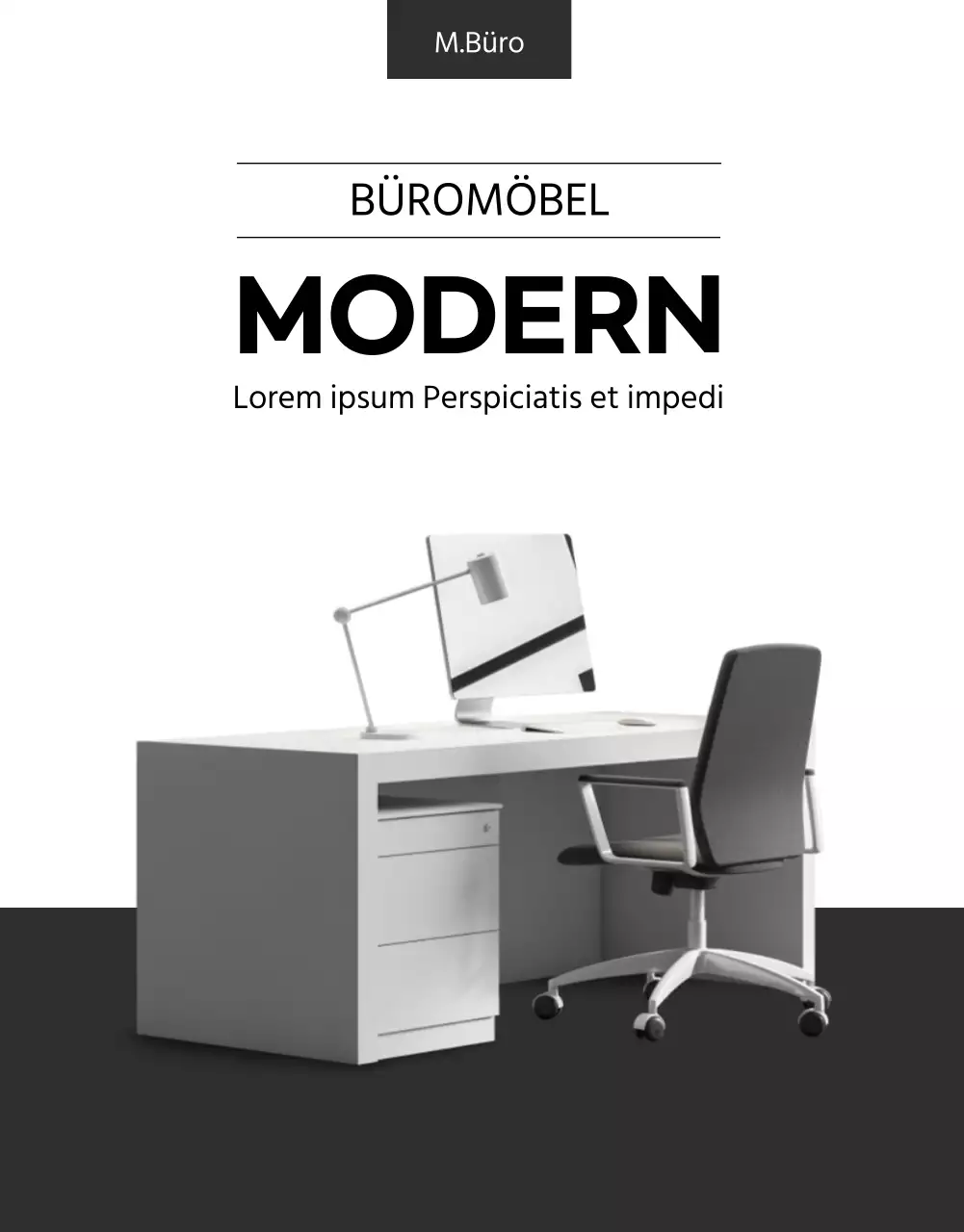 Büromöbel im modernen Stil Details