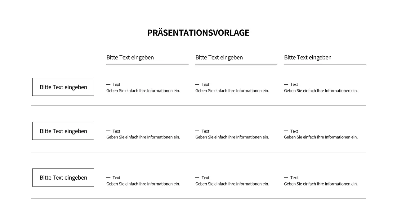 Einfache schwarze Formen