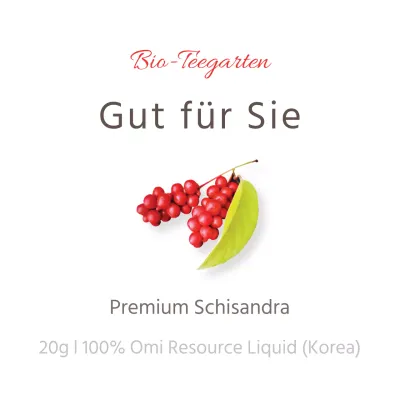 Roter einfacher Schisandra-Aufkleber