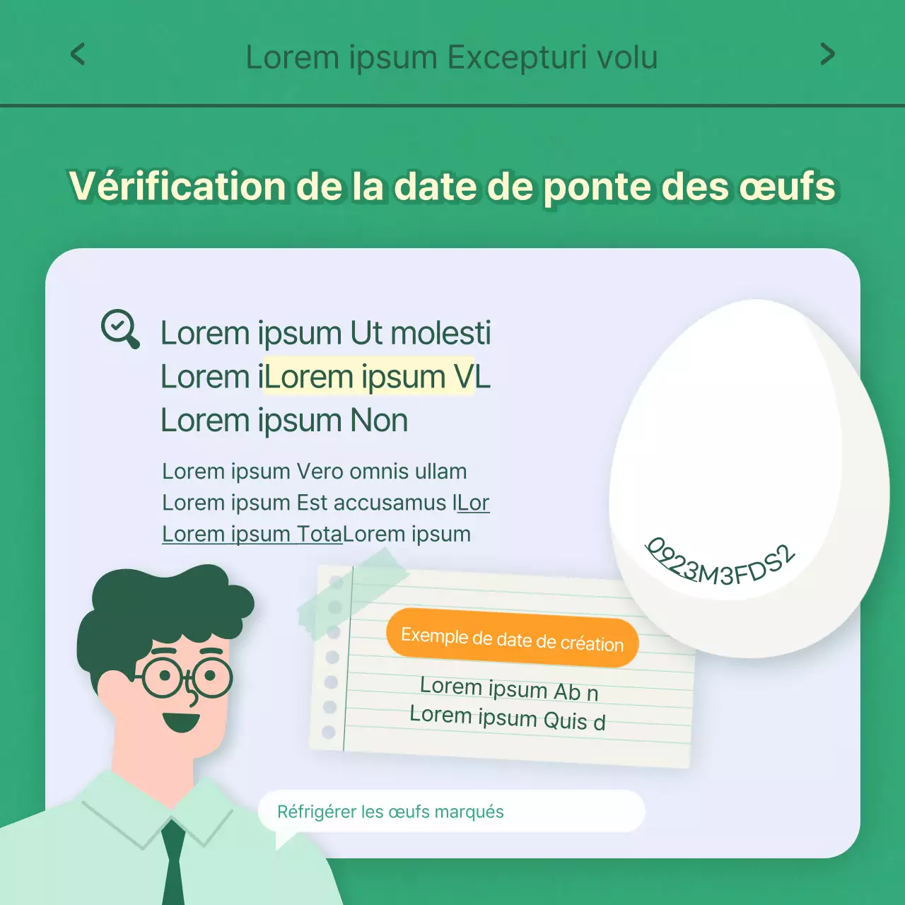 Green Tone Orange Point Simple Illustration Food Safety Day Card News