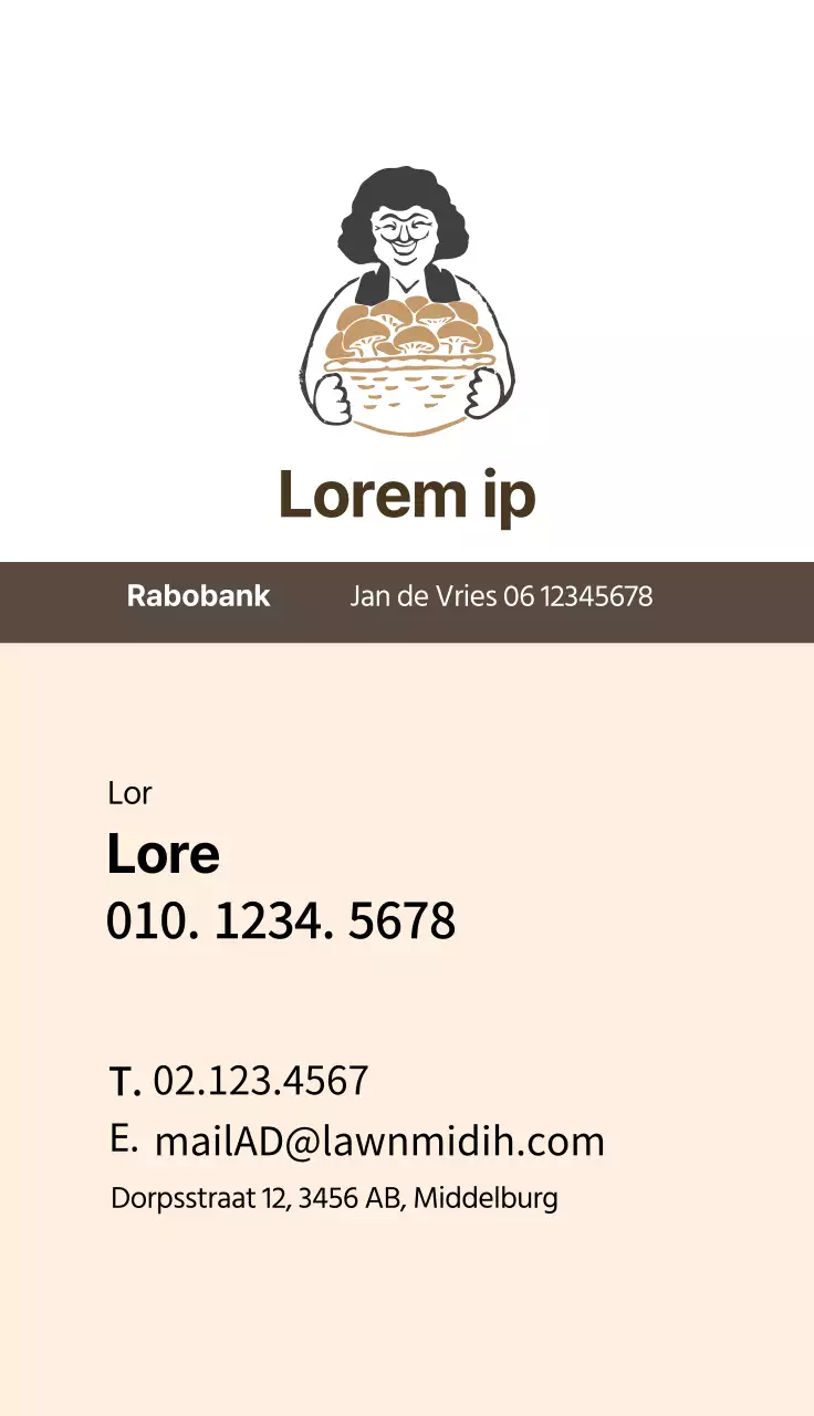 Bruine illustratie nette boerderij