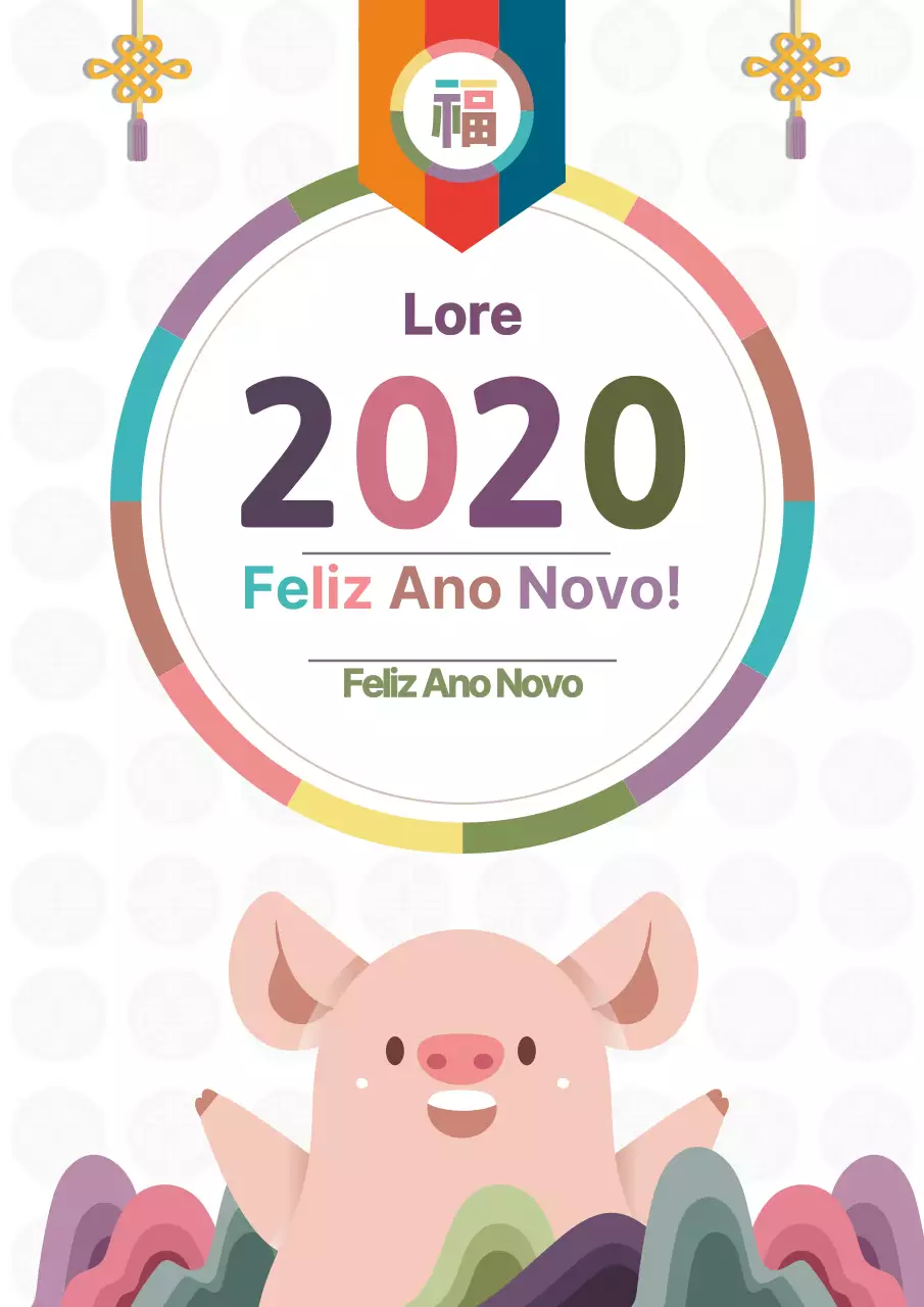 Saudações de Ano Novo