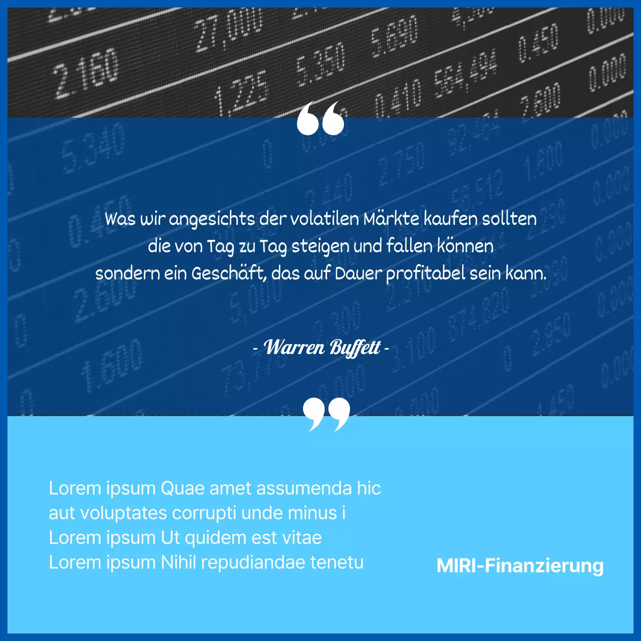 Illustrationen und Fotos in Blau hervorheben Glossar der Begriffe des Aktienhandels