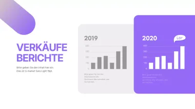Ein sauberes, abgerundetes Balkendiagramm mit einem violetten Farbverlauf