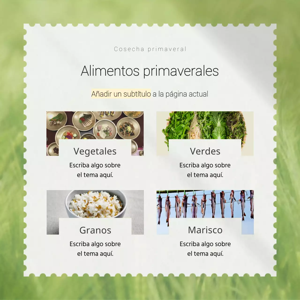 Postales primaverales y florales suaves, sentimentales y frescas en tonos pastel y amarillos para las celebraciones del Año Nuevo chino.