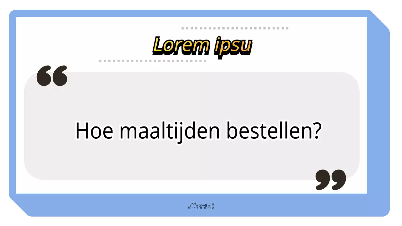 Klassenbijeenkomst in lichtblauw