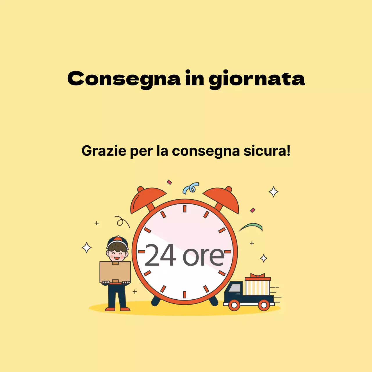 Consegna in giornata