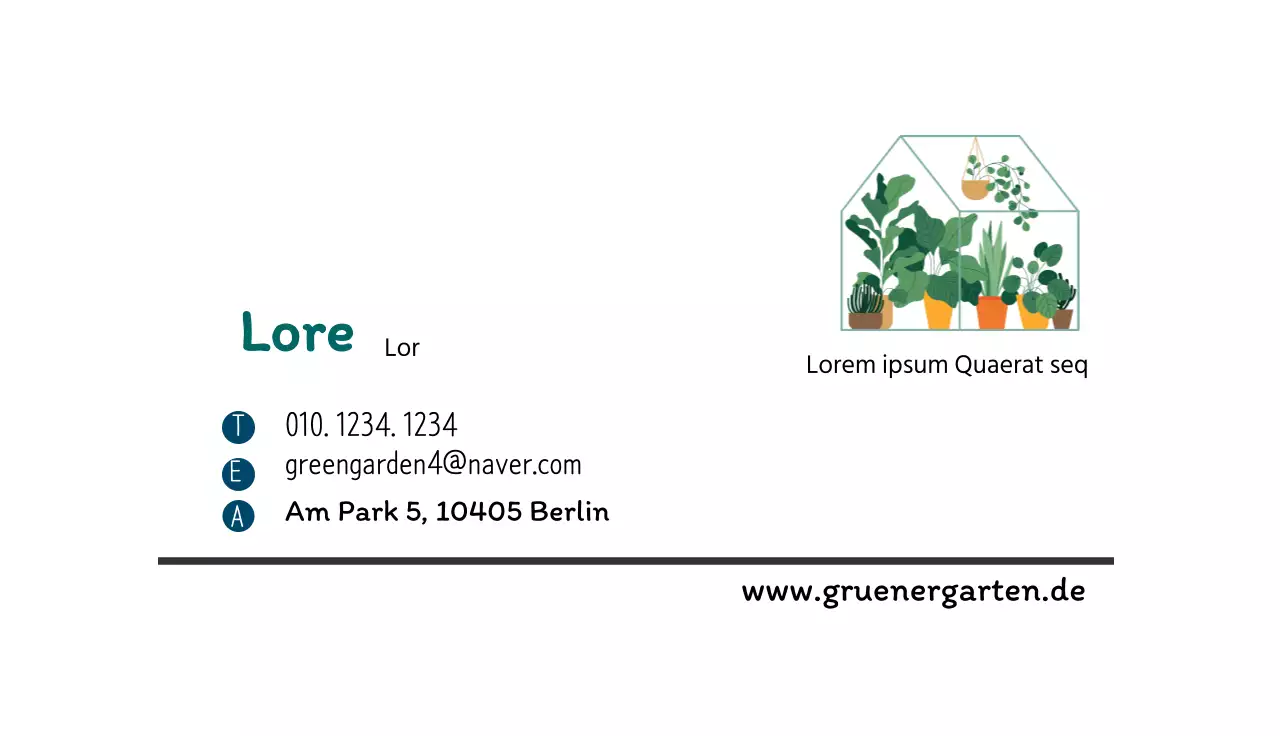 Weiße Illustration ordentlicher botanischer Garten Café