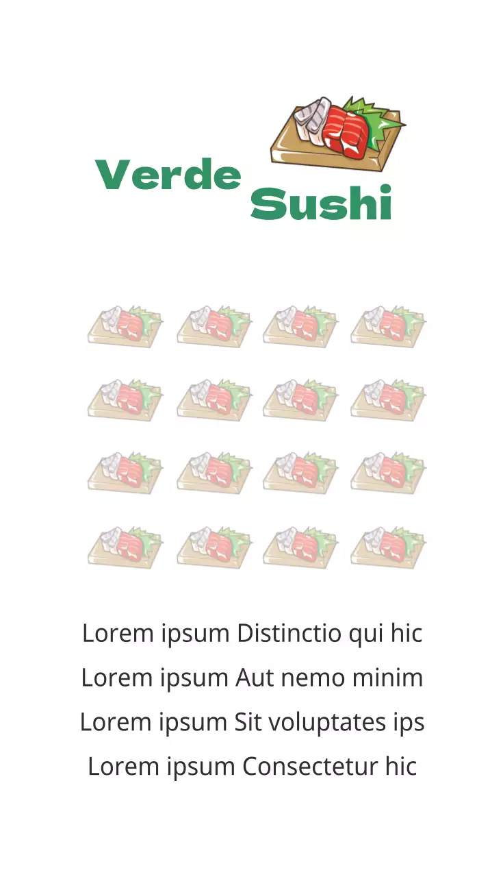 Sushi verde