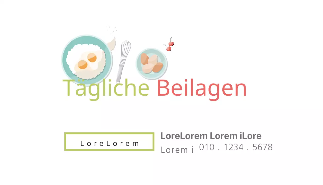 Tägliche Beilagen
