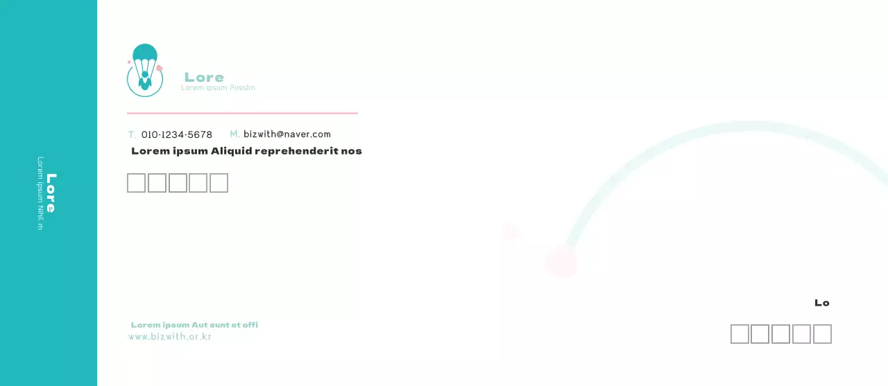 blaues Logo sauberes Non-Profit-Unternehmen