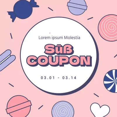 Süßer COUPON