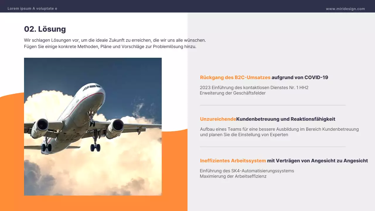 AltstadtThema luftfahrt Business Vorlage