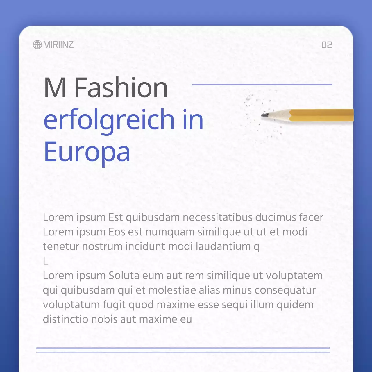 Papier Textur Karte in Blau und GrauConcept NewsClipping