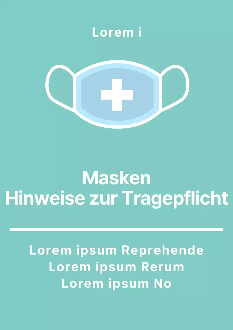 Acrylständer für mintfarbene Maske Montageanleitung