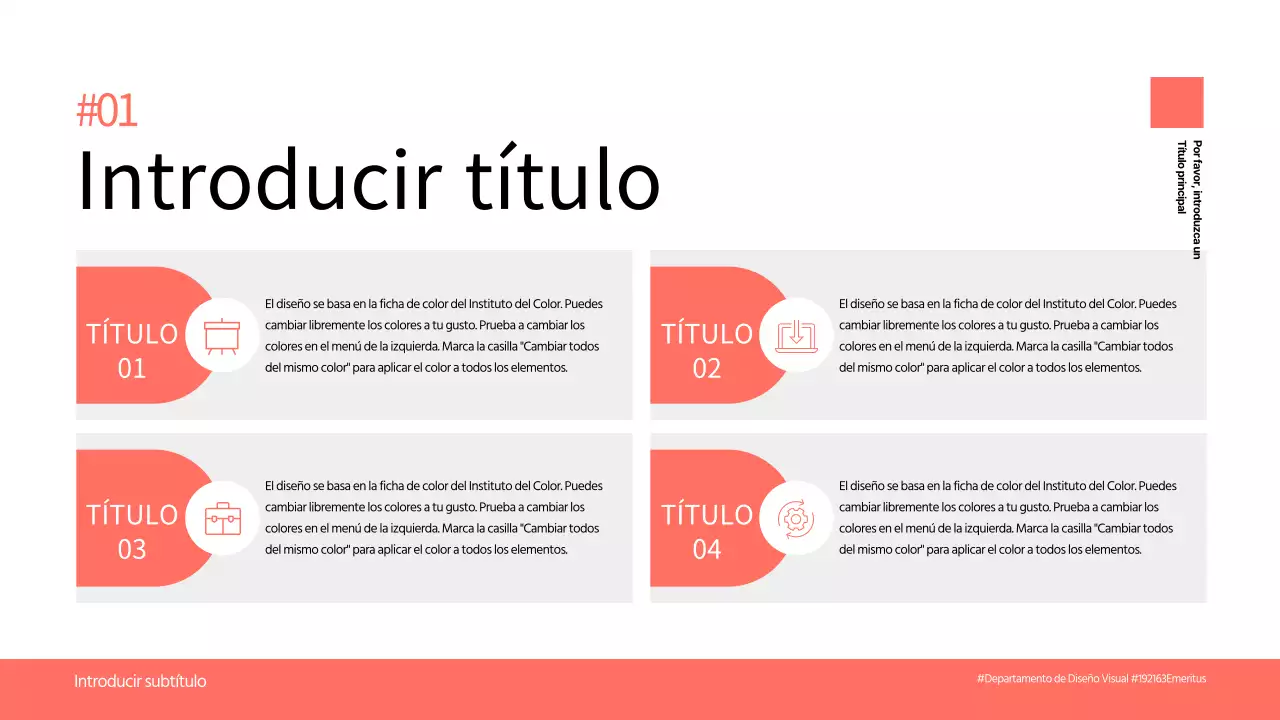 Red clean concept Agenda chart design