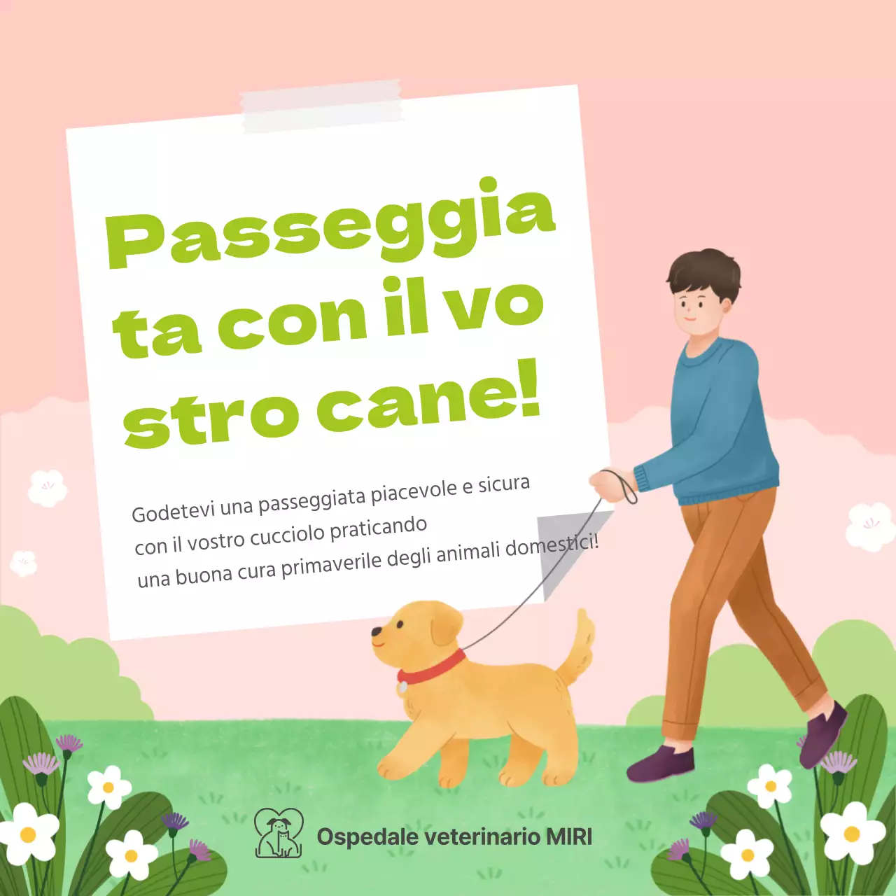 Consigli primaverili per la salute dei cuccioli dai colori pastello