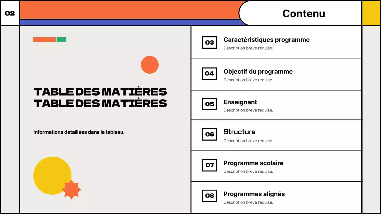 Proposition de cours extrascolaires de mathématiques ludiques avec des formes géométriques colorées