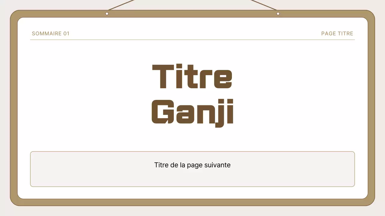 Guide de la présentation Beige Simple