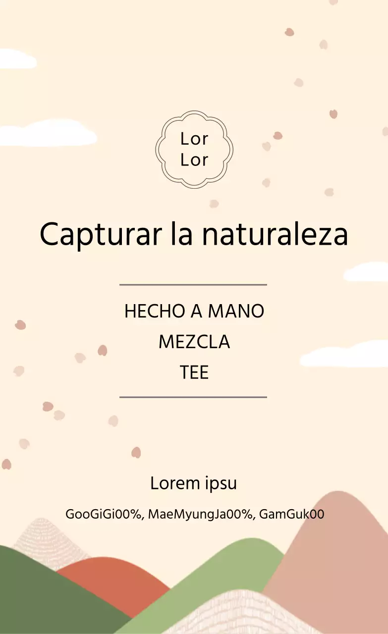 Pegatinas Pastel Calmante Healthy Tea