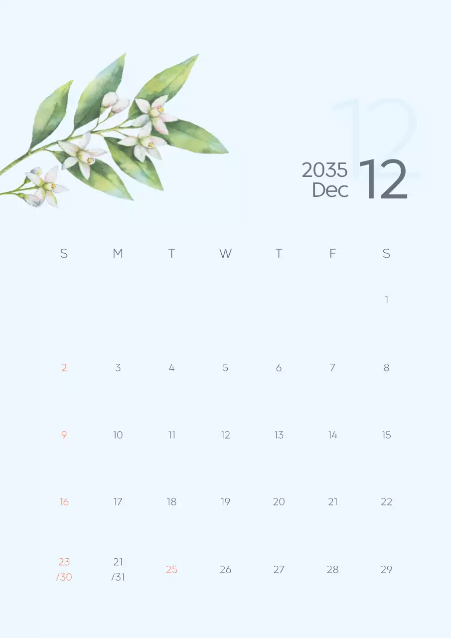 Bloemenkalender