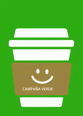 Llavero acrílico café vaso de papel blanco