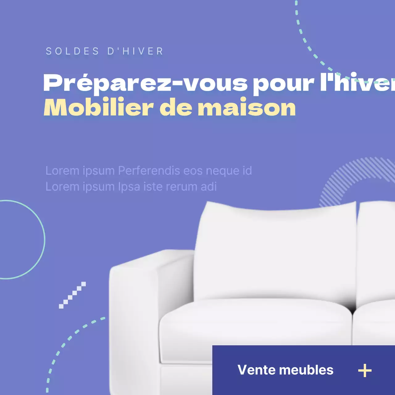 Vente de mobilier d'intérieur