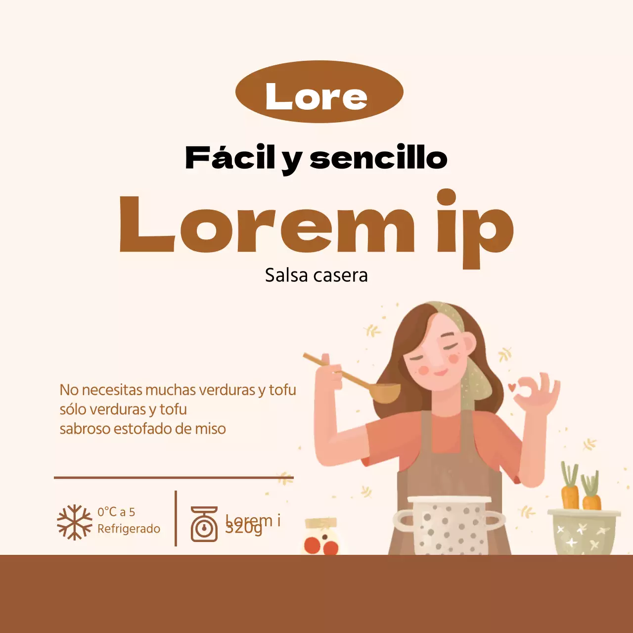 Sazonador para estofado de miso de mamá morena