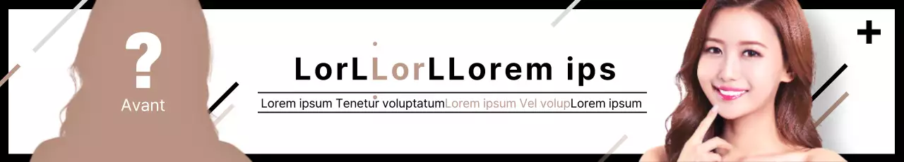 Bannière de chirurgie plastique