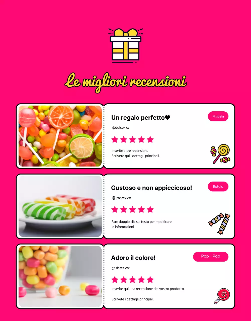 Un'introduzione informale e dai colori pop alle caramelle fatte a mano