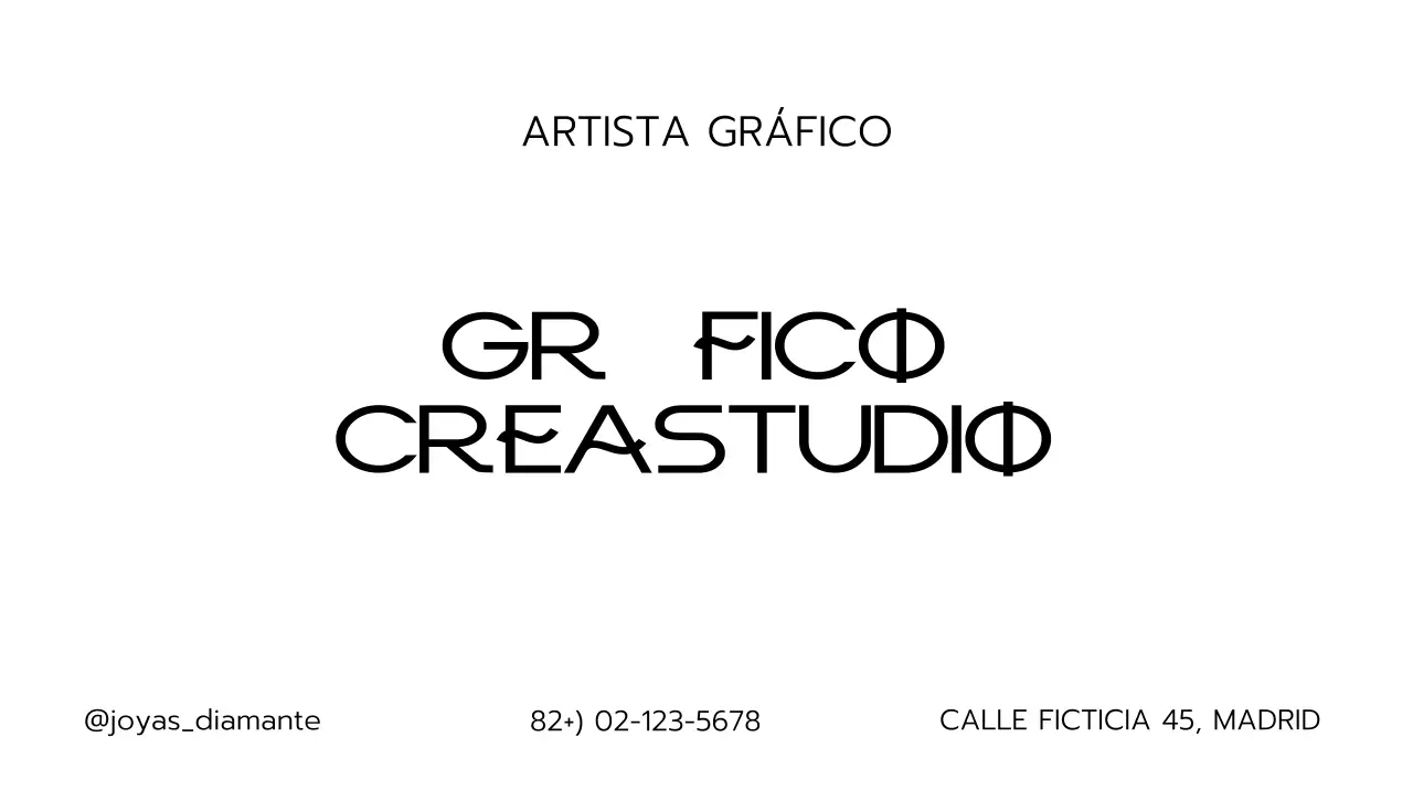 Elegante tarjeta de visita de diseño en marrón y blanco