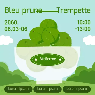 Promouvoir l'expérience de la fleur de prunier dans un cadre naturel verdoyant