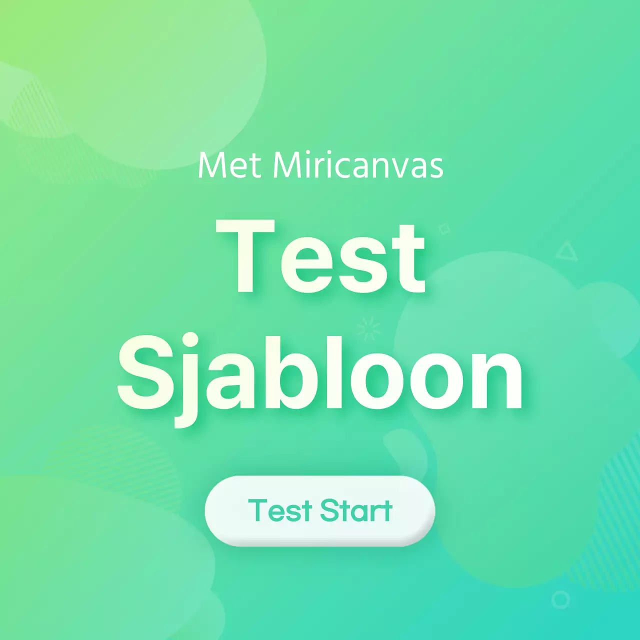 Eenvoudige eenvoudige psychologische test met gradiënten