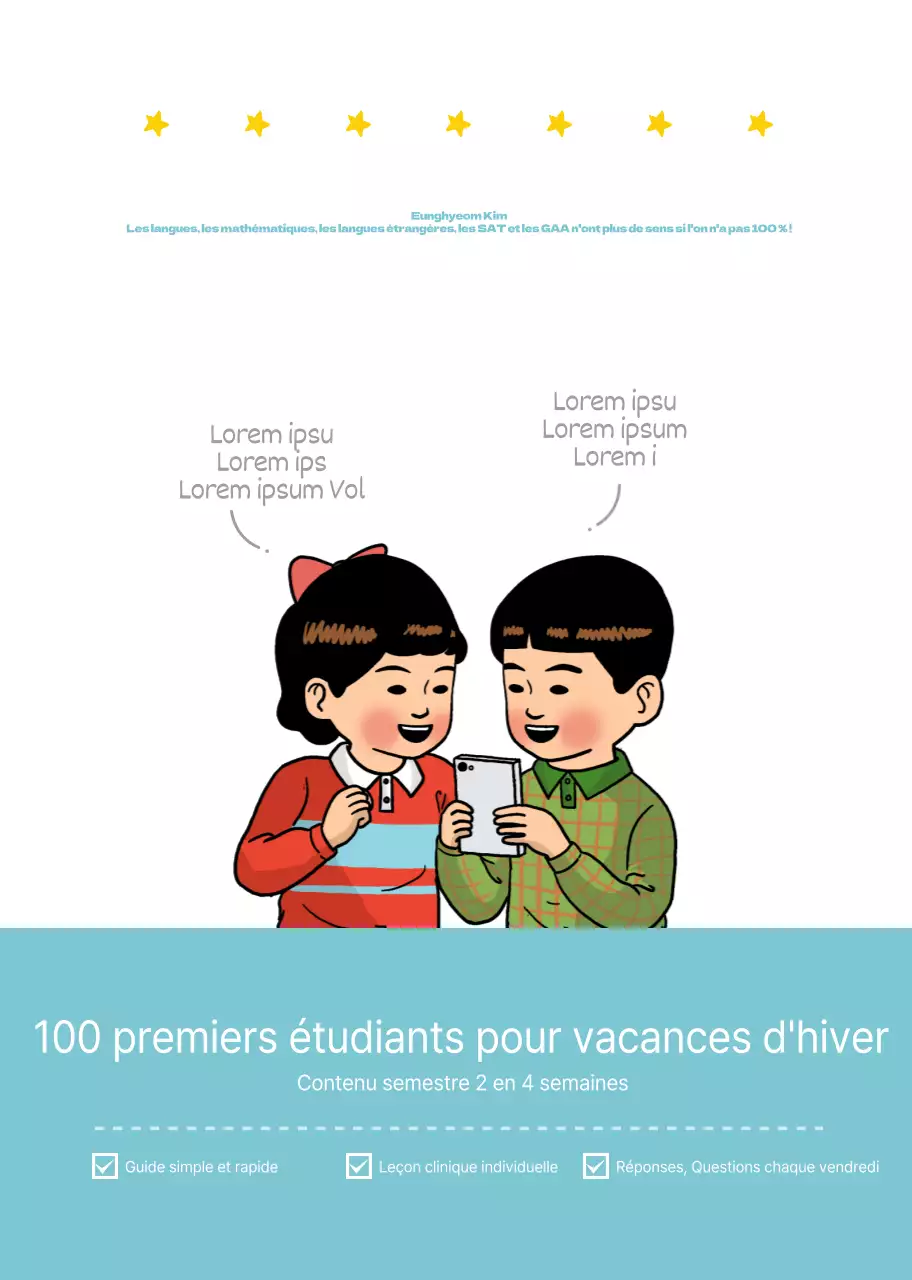 Mignon livret illustré à reliure à ressort pour l'école