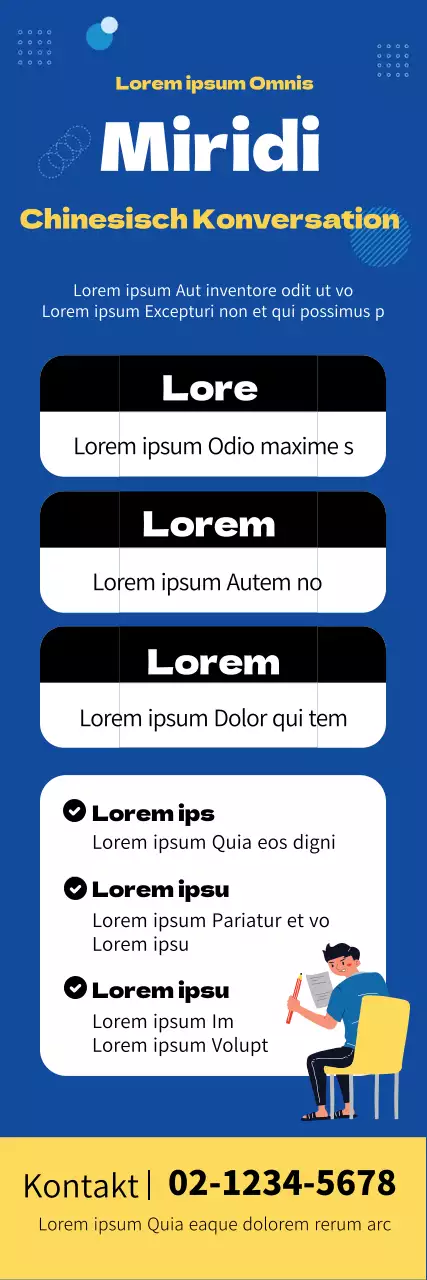 blau gelb schriftzug hervorgehoben abbildung ordentlich schule chinesisch hopop