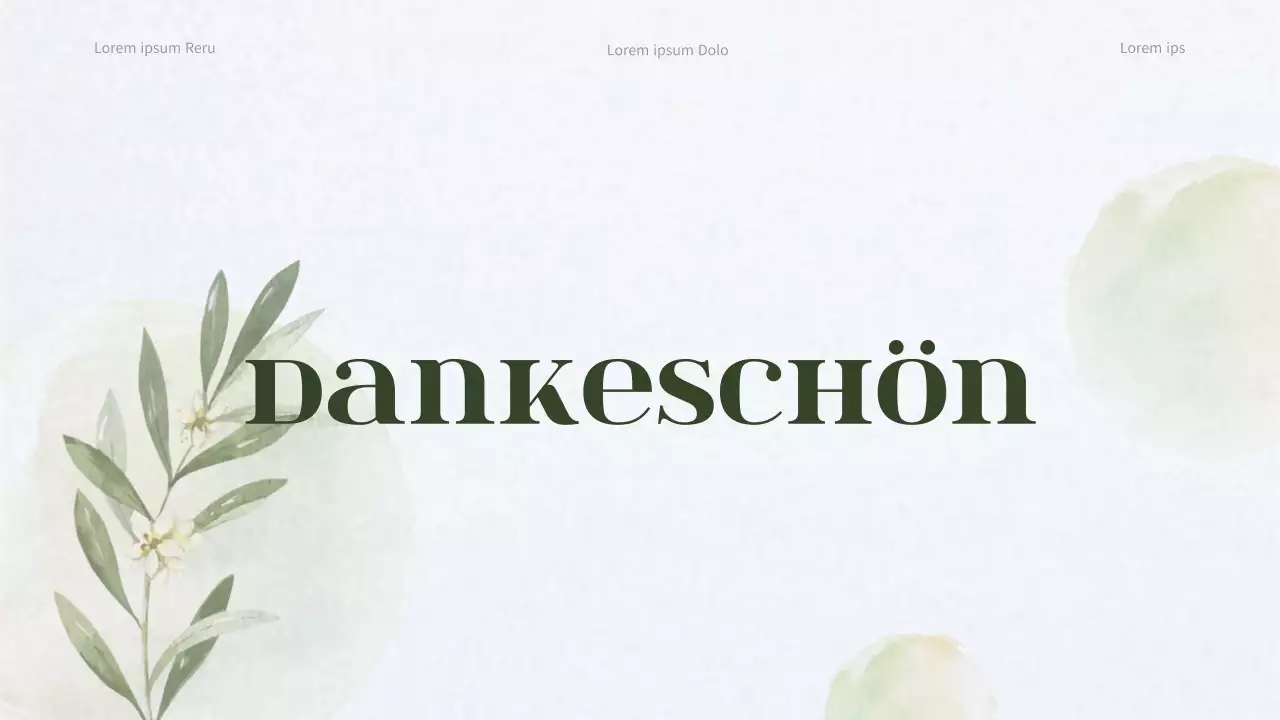 Geschäftsplan für ein dunkelgrünes Dermakosmetikkonzept