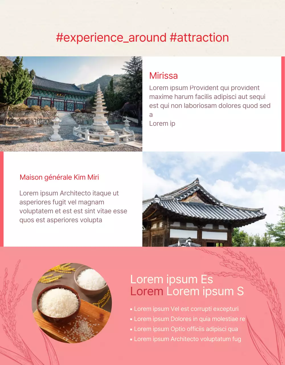 Détails de l'expérience de la ferme de fraises illustrée en rose