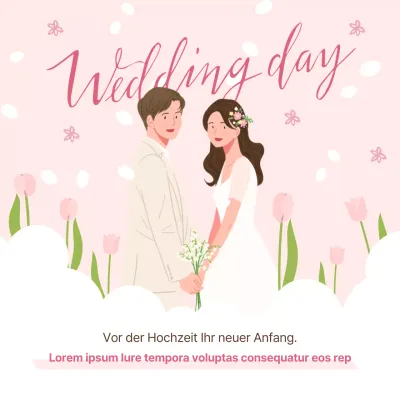 Rosa Hochzeitstag Konzept Veranstaltung Details