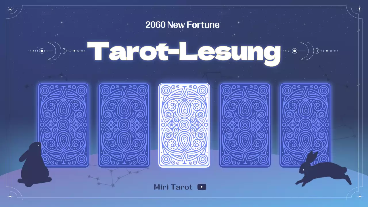 Das Jahr der violetten Jungfrau Umfassendes Tarotkartenlesen Post