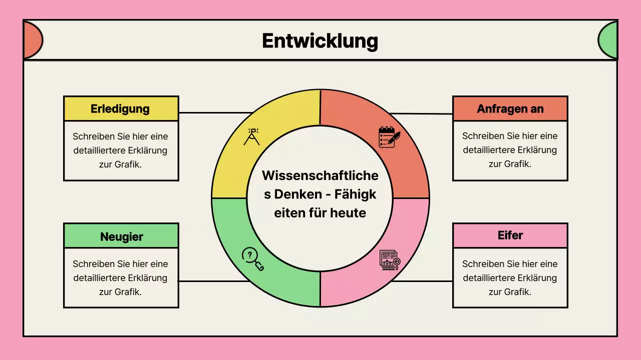 Portfolio von Vorschlägen für rosa außerschulische Programme