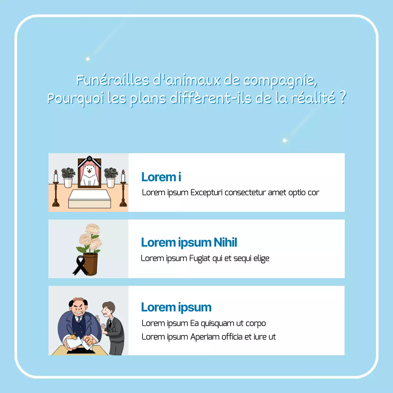 L'histoire de Petros avec de jolies illustrations bleues