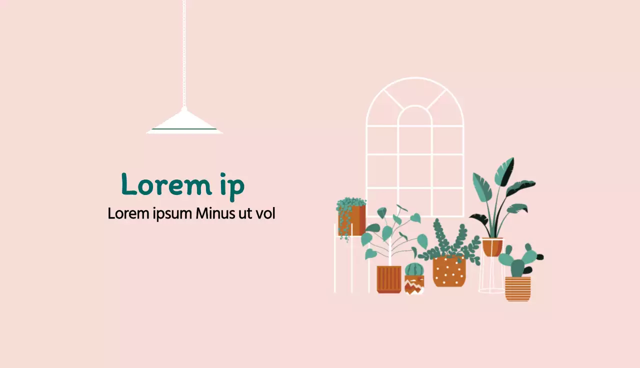 Illustrazione rosa ordinata interno giardino botanico