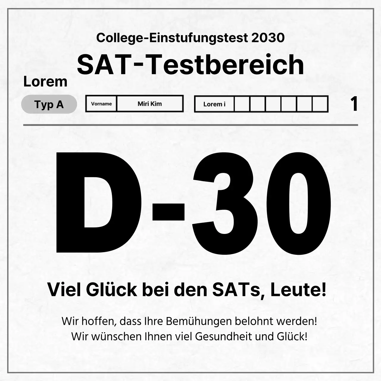 Jubel für die SATs