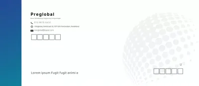 blauw lichtblauw kleurverloop modern zakelijke constructie