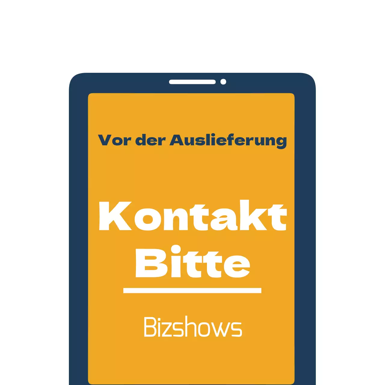 Kontakt vor der Auslieferung