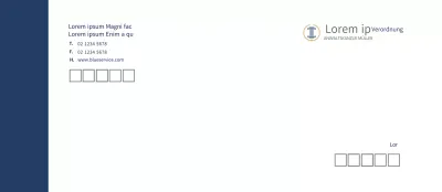 Marineblaue moderne Anwaltskanzlei