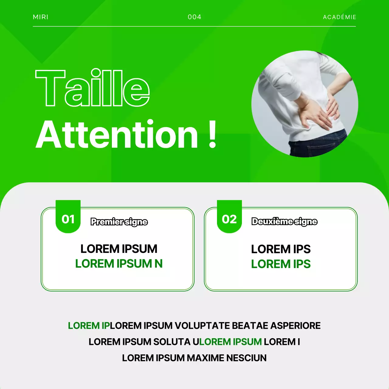 Blessures au golf chez les cartes vertes et grises